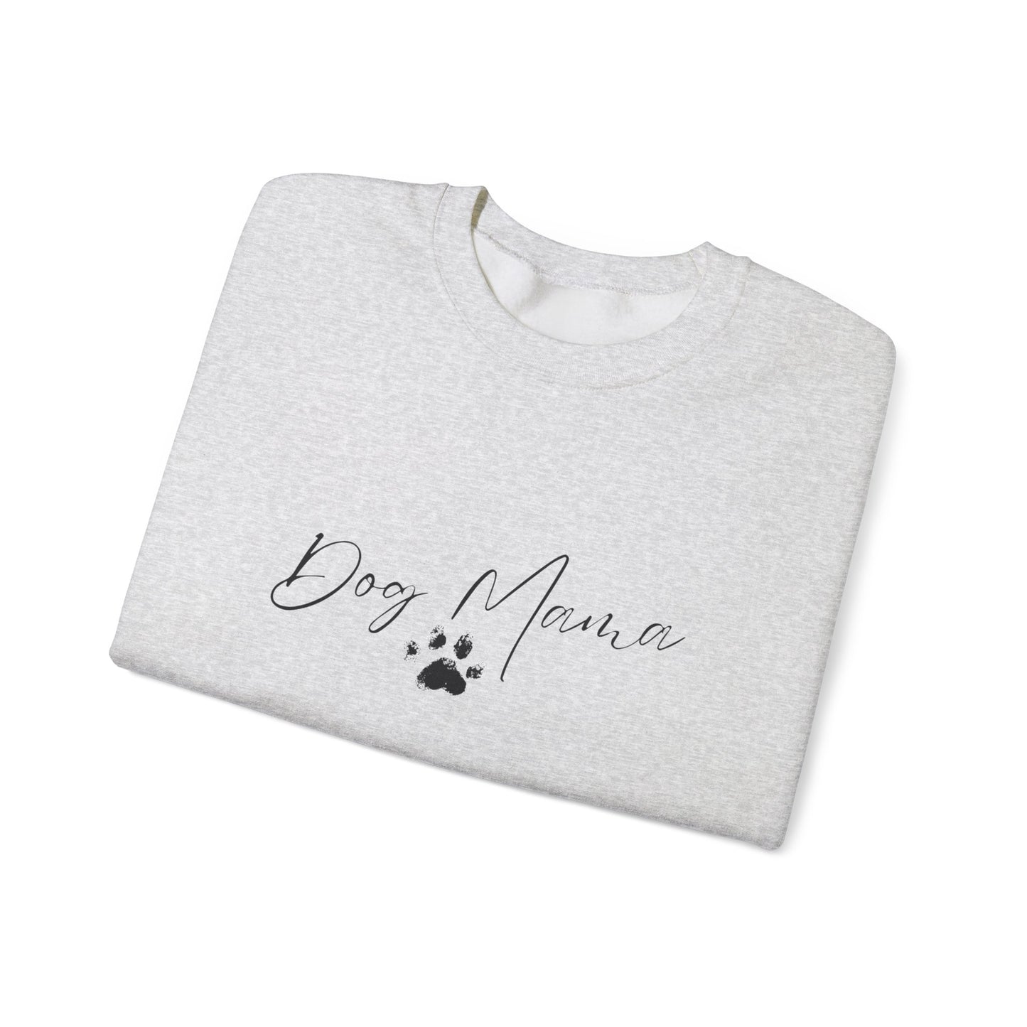 Paw Print Dog Mama Unisex Heavy Blend™ Crewneck Sweatshirt