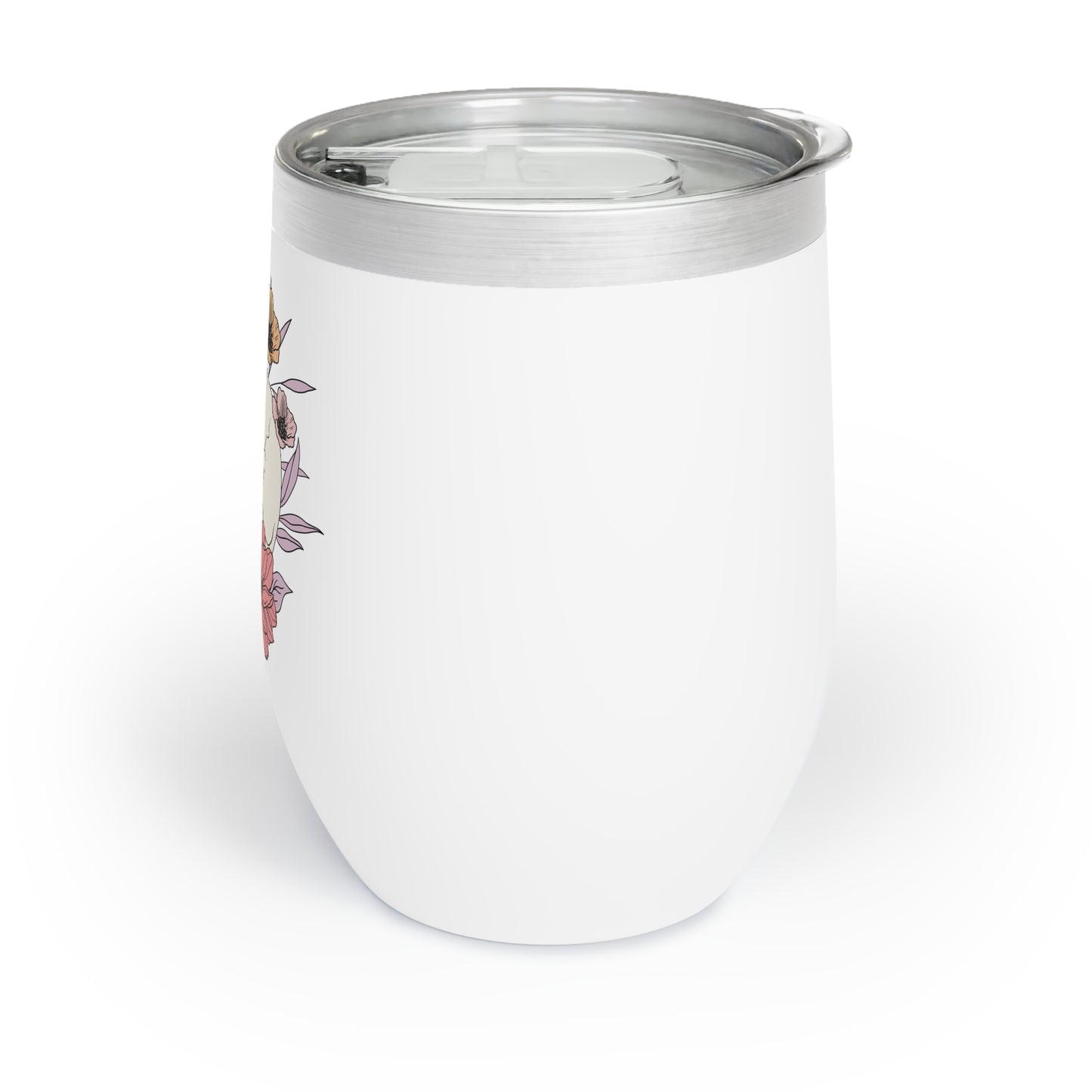 Skull Auntie Needs a Drink Chill Wine Tumbler