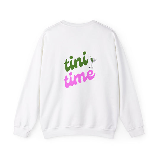 Retro Tini Time Unisex Heavy Blend™ Crewneck Sweatshirt