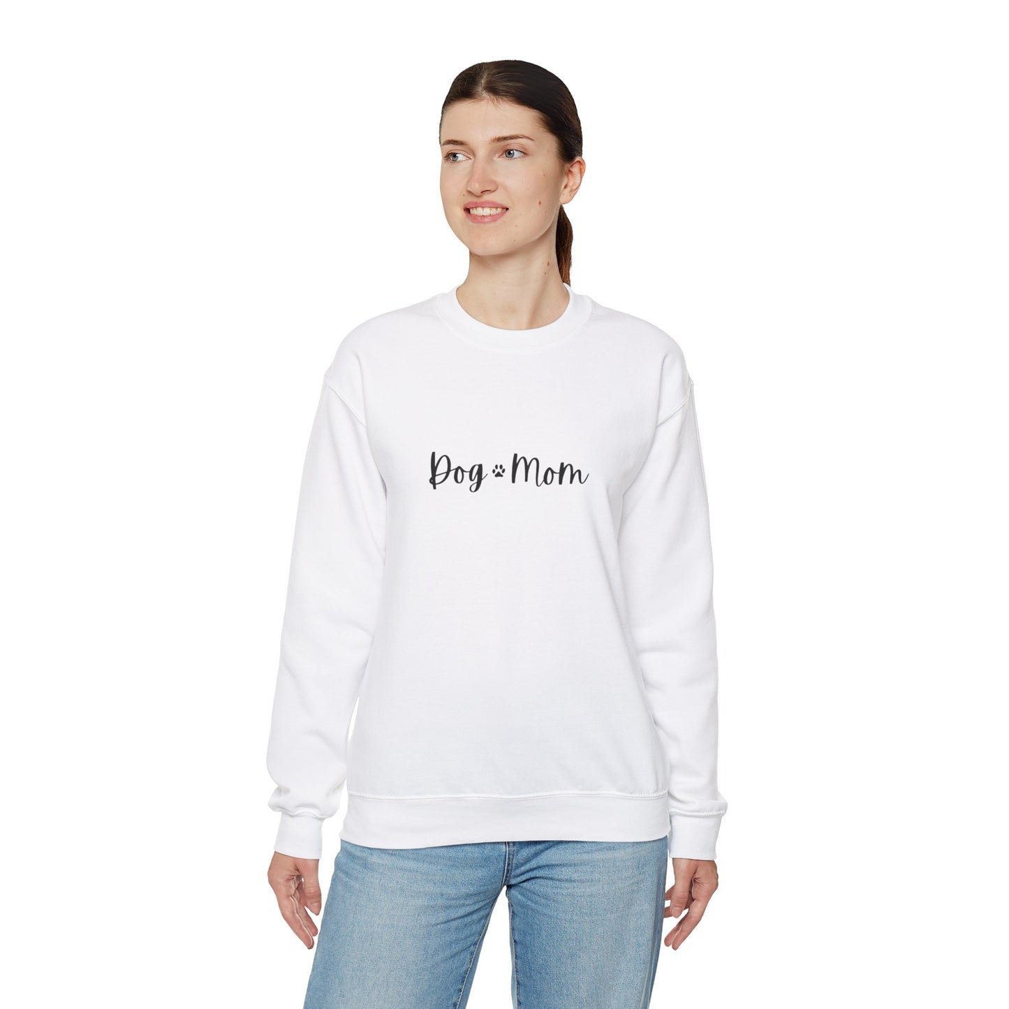 Dog Mom Unisex Heavy Blend™ Crewneck Sweatshirt