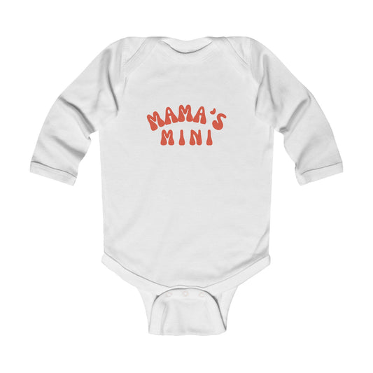 Mama's Mini Infant Long Sleeve Bodysuit