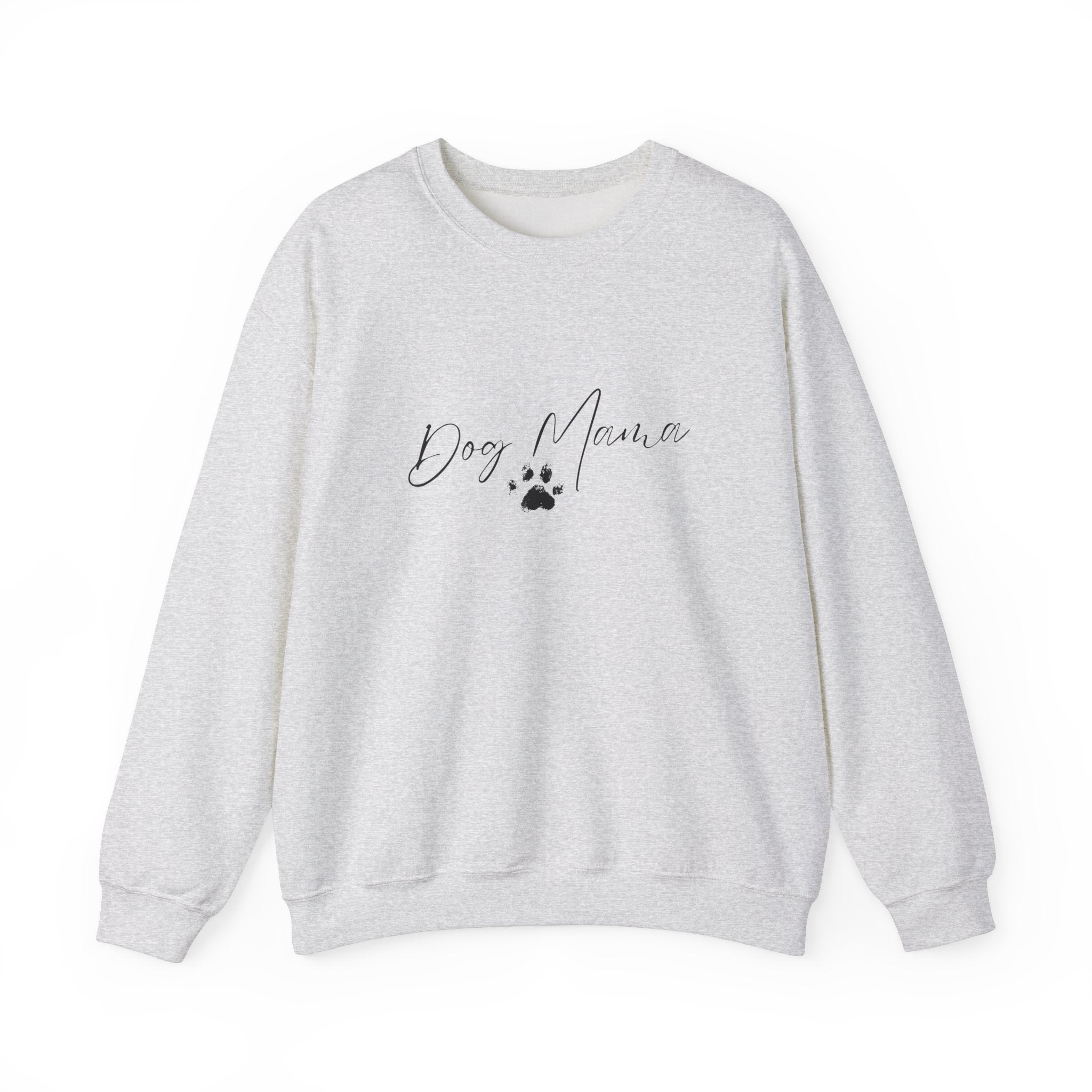 Dog Mom Unisex Winter Sweatshirt, Autumn-Winter 2024 Sweatshirt with Round Neck, Thick Round Neck Sweatshirt