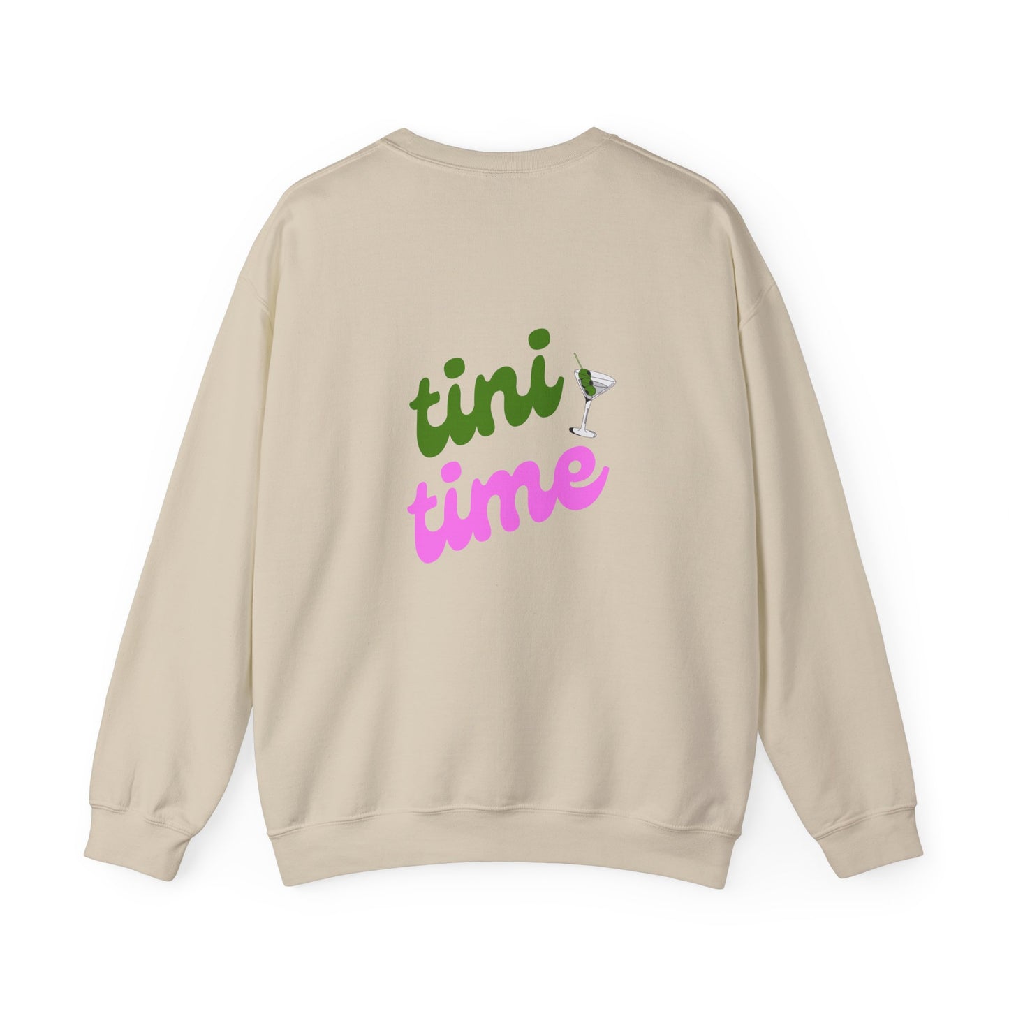 Retro Tini Time Unisex Heavy Blend™ Crewneck Sweatshirt